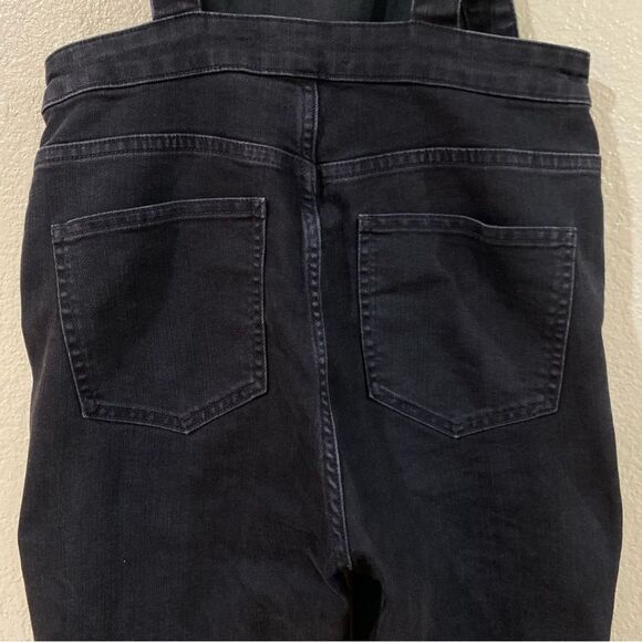 Madewell Black Denim Overalls - Picture 5 of 9
